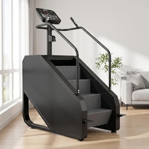 Image of Stairmaster Machine with Led Screen, Commercial Grade Stair Climber for Cardio Training, 15 Speed Levels Continuous Climbing Exercise Machine, 15-164 Steps Per Minute