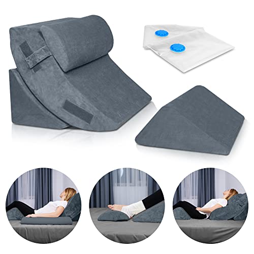 List of Top Ten Best Linux 4pcs Orthopedic Bed Wedge Pillow Set 2023