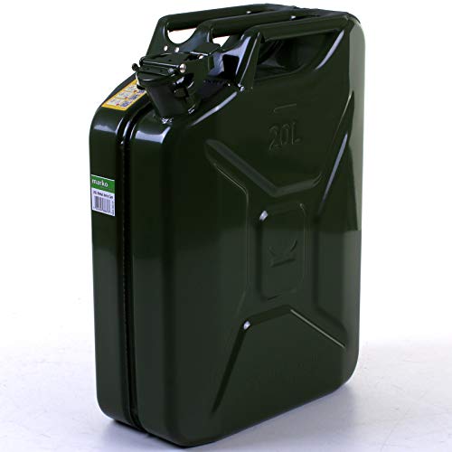 Marko Auto Accessories 20L Metal Jerry Can Petrol Diesel Oil Fuel Water Container Tank UN/ADR Approved2