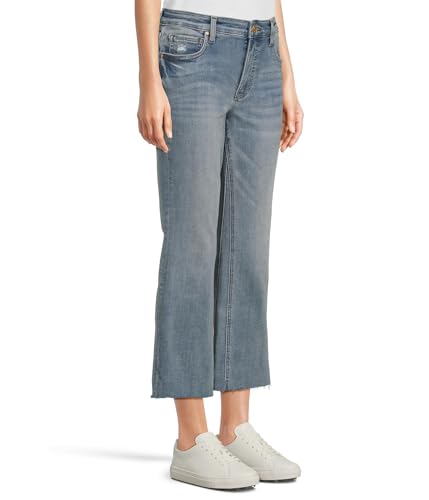 KUT from the Kloth Women's Petite Kelsey High Rise Fab Ab Ankle Flare-nset Leg2