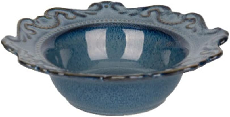 Retro Ceramic Tableware Dishes Set European Relief Western Dinnerware Dish Salad Bowl Soup Noodles Series