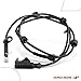 A-Premium ABS Wheel Speed Sensor Compatible with Infiniti & Nissan Models - G25 2011-2012, G35 2007-2008, G37 2008-2013, 370Z 2009-2014/2016-2020 - Front Driver or Passenger Side, Replace# 47910JK500