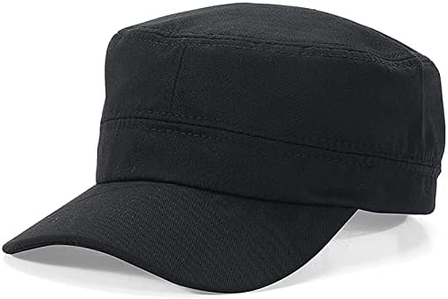 XYIYI Unisex Cotton Basic Cadet Army Cap Everyday Military Style Hat