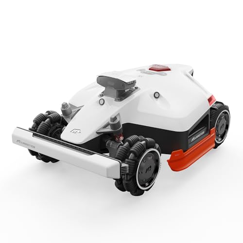 Mammotion Mammotion LUBA 2 AWD 5000HX Robot Lawn Mower with 4G, Reception 1.25 Acres, Max. 1.48 Acres, All-Wheel-Drive for 80% Slope, UltraSense AI Vision & RTK Automatic Edge Mapping, 2.2"-4.0" Cutti