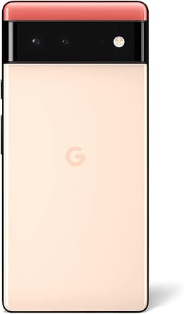 Google Pixel 6 5G Android Phone - Unlocked Smartphone with Wide and Ultrawide Lens - 128GB - Kinda Coral