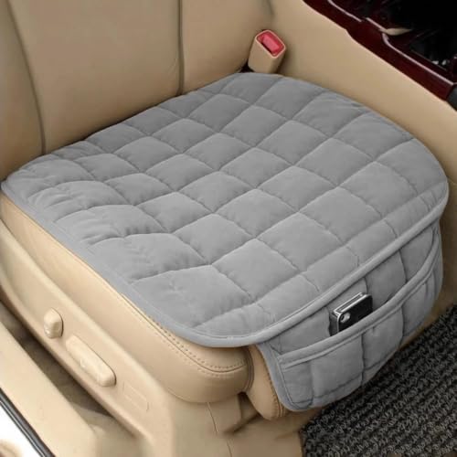 Image of Foam Car Seat Cushion Cover, Convertible Back Seat Extender & Travel Bed, Quilted Padded Seat Protector, Universal Fit for Most Cars, Non-Slip Seat Cushion