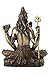 Top Collection Shiva Statue in Padmasana Lotus Pose-Hindu God of Destroying Evil, Ignorance, and Death Sculpture - Collectible Figurine (Cold Cast Bronze)