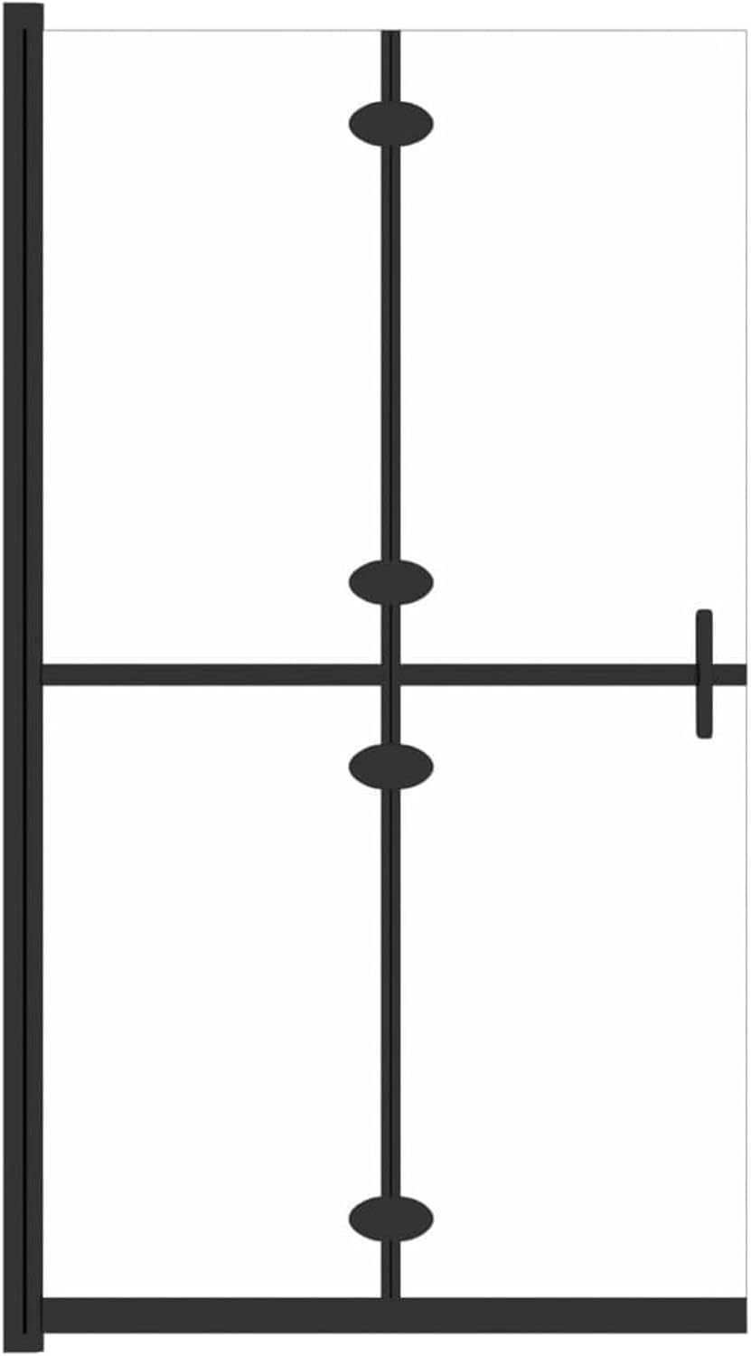 Składana ścianka Prysznicowa Typu Walk-in Tsparent Esg Szkło 90x190 Cm, Wanna Elosure, Panel Prysznicowy, Ścianka Prysznicowa Elosure