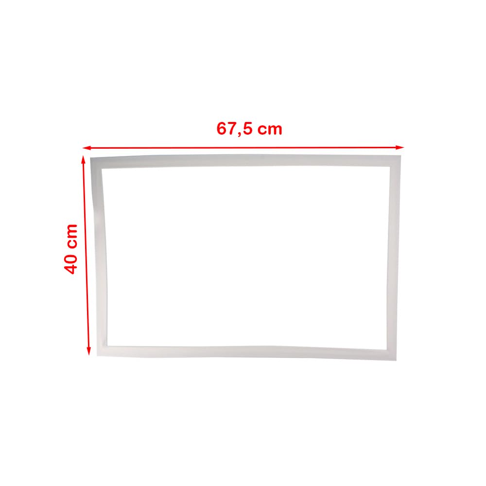 Guarnizione Magnetica Sportello Congelatore 67,5 x 40 cm per Freezer Compatibile con Bosch Compatibile con Siemens per Modelli: KGU40 Ed Ulteriori
