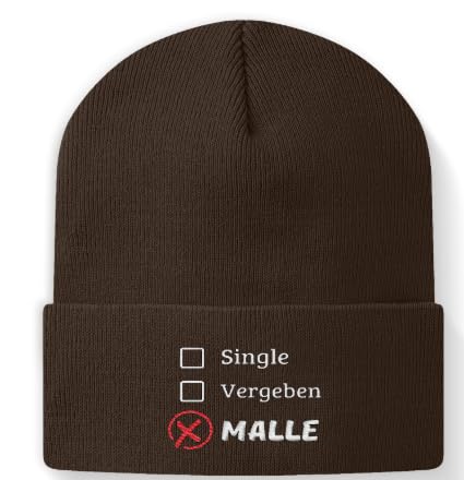 Casquette snapback Malle Party bonnet M chocolat pour cortège et fête de jeune fille