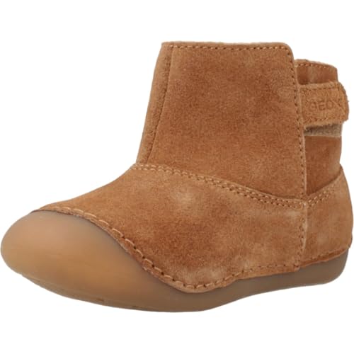 Geox Baby Girls B Tutim Sneaker, Brown, 2 UK Child