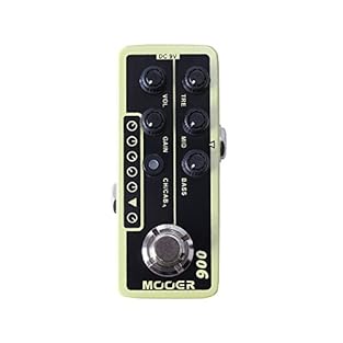 006 based on Fender Blues deluxe The speaker cabin simulation allows the user to connect directly to a sound card, powered monitor or P. A. Independent 3-band EQ, gain and volume controls for each channel Speaker enclosure simulation on/off 2 differe...