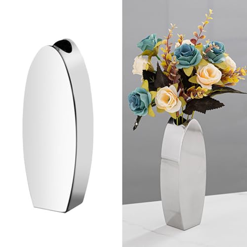 Vase moderne en acier stable pour vos fleurs fraîches