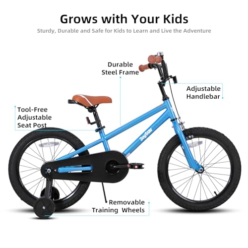Image of JOYSTAR Kids Bike for Ages 2-12 Years Old Boys Girls, 12-20 Inch BMX Style Kid's Bikes with Training Wheels, Children Bicycle for Kids and Toddler, Multiple Colors