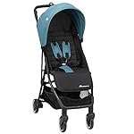 Bebeconfort Buggy Teeny 3D, Ultrakompakt zusammenklappbarer Kinderwagen inkl. passender Tragetasche, ideal für die Reise oder die Stadt, nutzbar ab ca. 6 Monate bis ca. 4 Jahre, Blue Chic (blau)