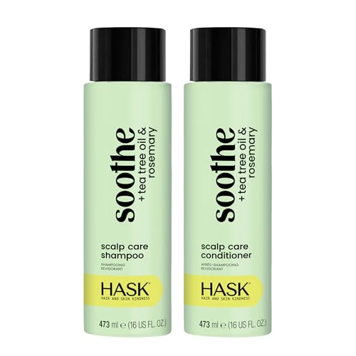 HASK Soothe + Tea Tree Oil Shampoo and Conditioner Set