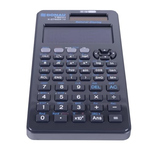 Calculadora técnica y científica con estuche protector para exámenes escolares 6
