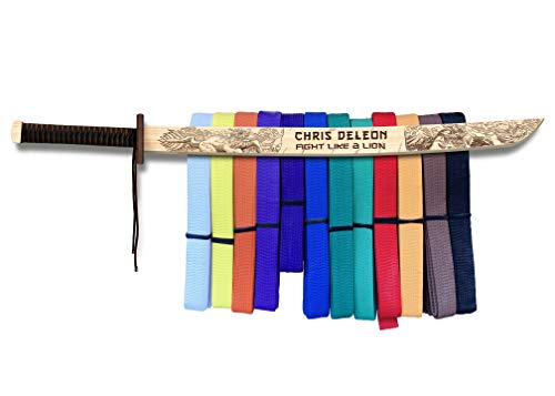 Campfire Arts Custom Karate Belt Display - Kirin Sword - Hand Crafted - Made In The Usa #TOP1
