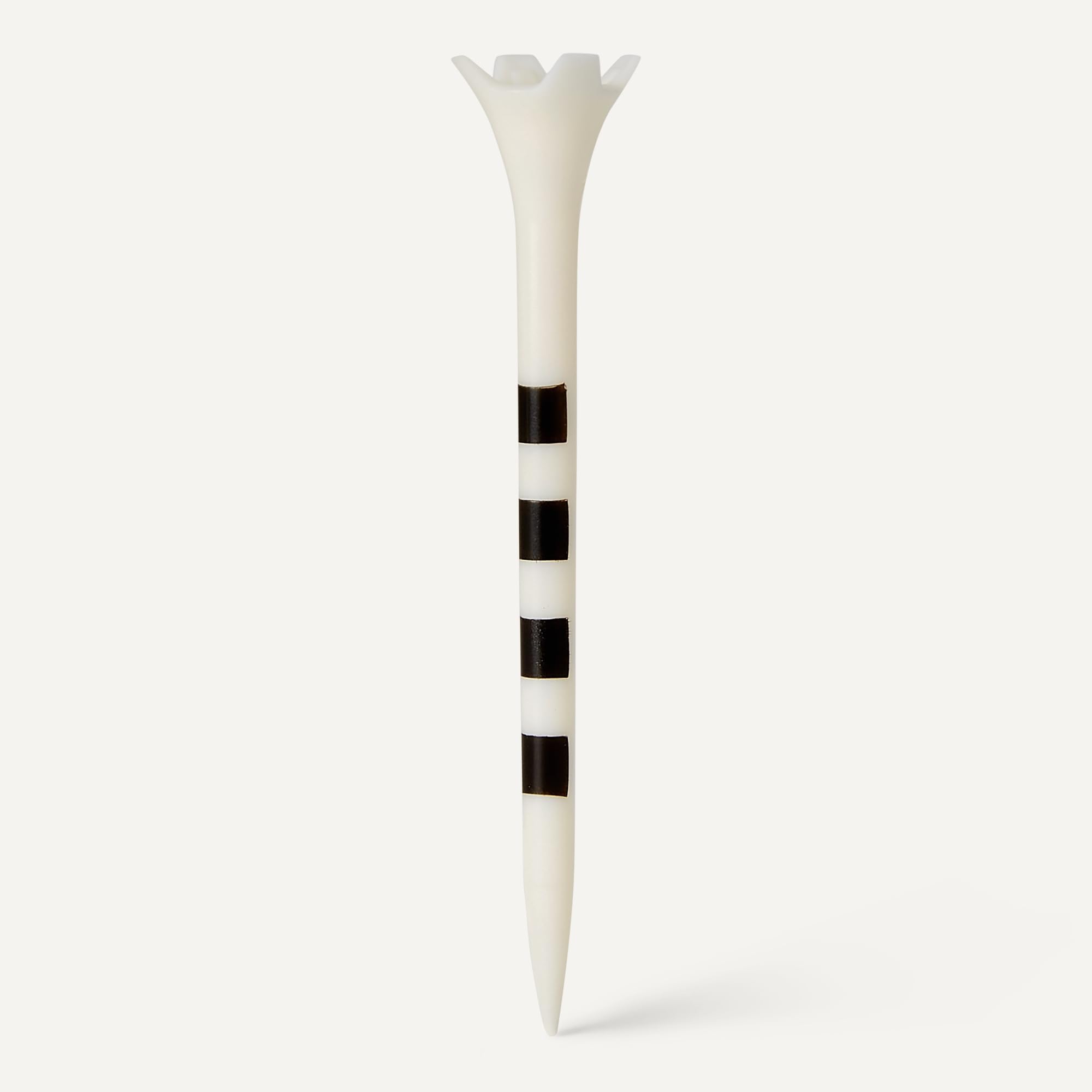 Amazon Basics Tees de Golf avec Système de Marquage de Hauteur - Tees en Plastique Recyclé avec Tête à 4 Pointes - Accessoires de Golf - Blanc - Lot de 100 - 5