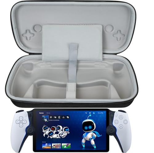 Image of ButterFox Carrying Case for Playstation Portal Remote Player, Portable Hard Case for PS Portal - (Black /Gray)