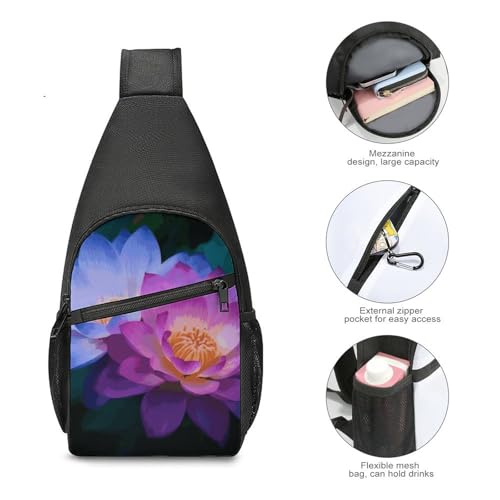 Mochila bandolera estilo casual para viaje y senderismo miniatura 5