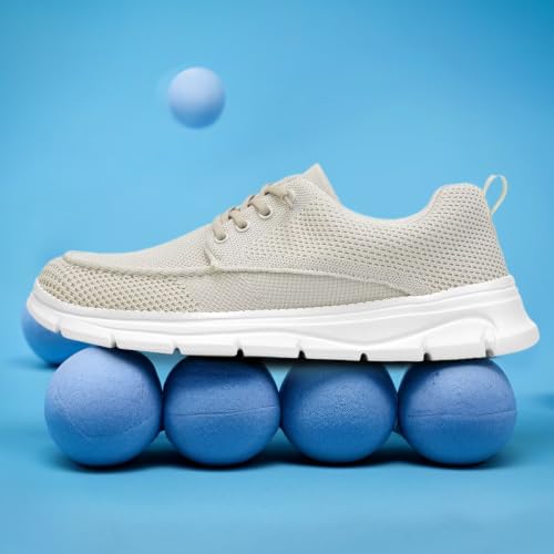 Image of Mens Casual Slip-on Loafers Shoes Non Slip Boat Shoes Sneakers Mesh Business Oxfords Work Driving Lightweight Comfortable Soft Sole Walking