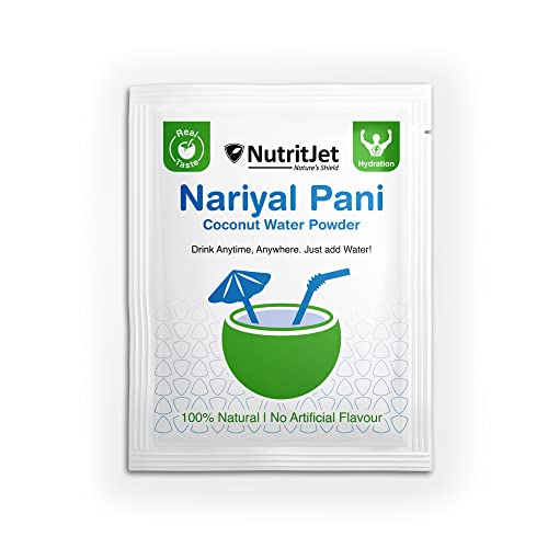 NutritJet Tender Coconut Water Powder Mix, Nariyal Pani with Real...