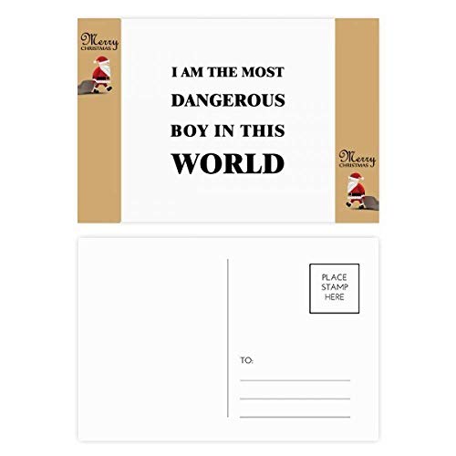 Cartes postales I am the Dangerous Boy en lot de 20 pour affirmer son style unique