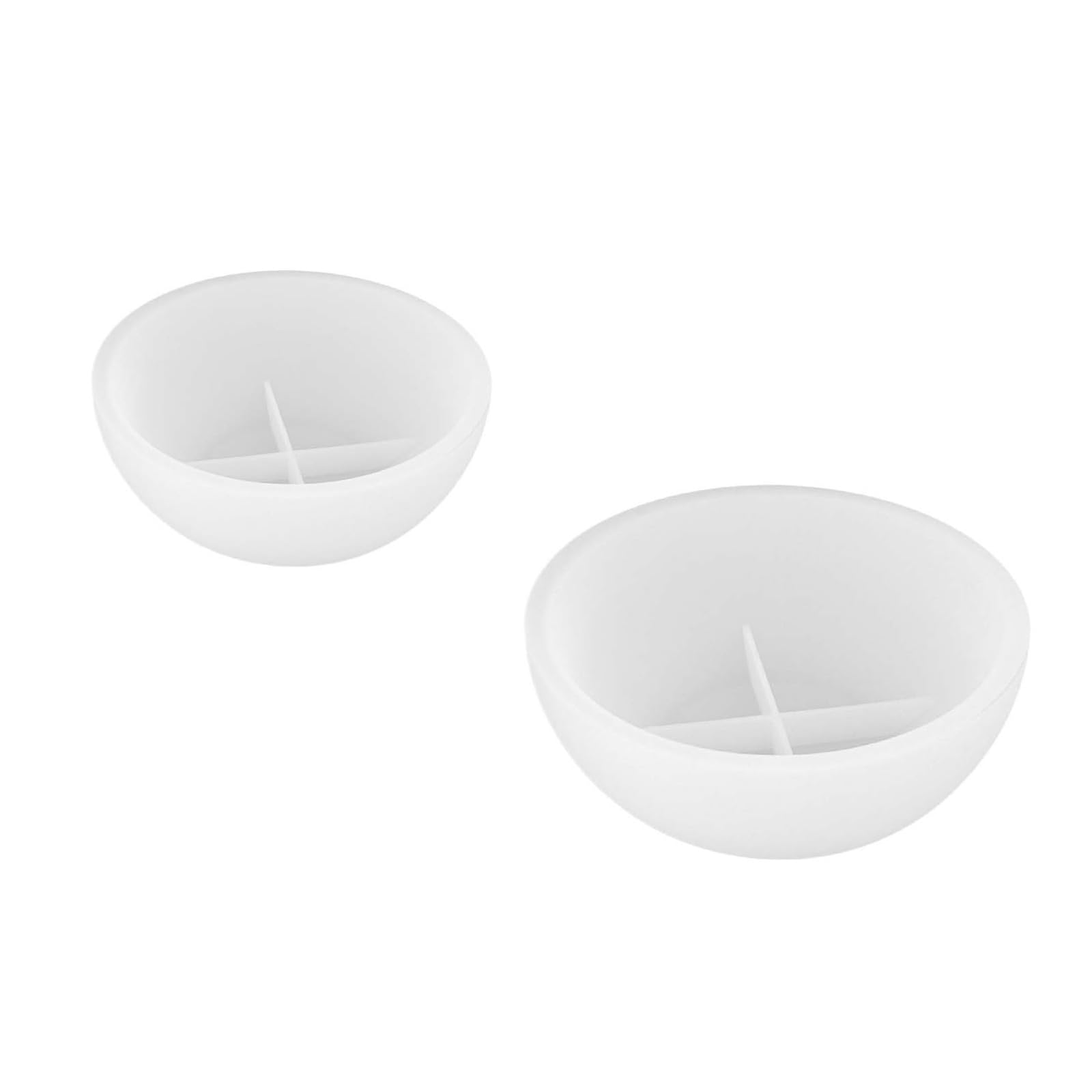 Alksubbm Round Bowl Silicone Molds for Resin Casting Making Container Flowerpot Concrete Planter Home Decoration Round Elastomer Cast