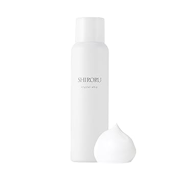 6本セット　SHIRORU　クリスタルホイップ　洗顔/泡/洗顔フォーム/炭酸洗顔 SHIRORU シロル クリスタルホイップ(炭酸 泡洗顔 / 炭酸洗顔