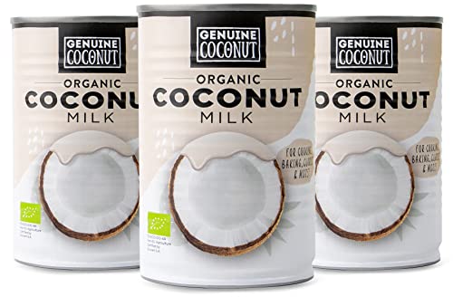 Genuine Coconut "Organic Coconut Milk" 3 unidades de 400ml Cover