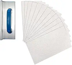 Lixadeira de canto para drywall - Ferramenta lixadeira de canto com lixa de 12 peças, para limpeza e polimento de paredes de canto