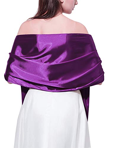 LD DRESS Satin Shawl Wrap