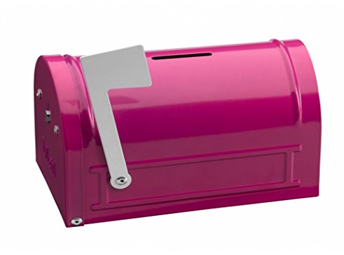 Arregui Hucha Mail C9702 Caja de Caudales Infantil, Hucha infantil, con forma de Buz�n Americano, color rosa