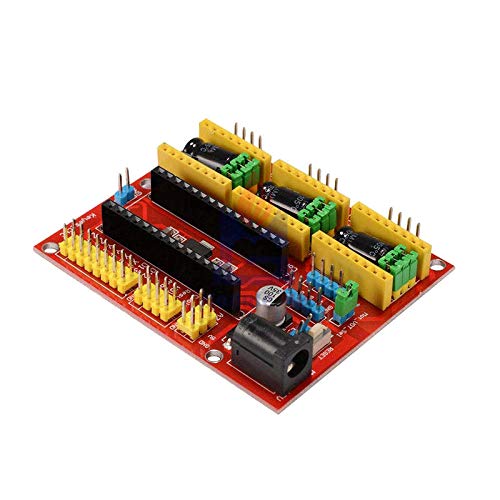 Cnc Shield V4 Expansion Board Nano V3.0 Module 3 * A4988 Reprap Stepper Drivers Kit With Micro Usb Cable For Arduino 3D Printer #TOP4