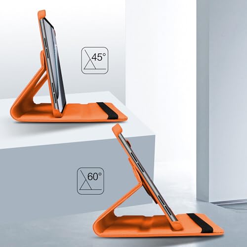 Image of TGK 360 Rotatable Smart Flip Case Cover for OnePlus Pad 2 12.1 inch Tablet (Orange)