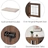 unipaws 25.5 Inch Furniture Style Dog Crate for Small Dogs, Cats, Min Pigs, Rabbit, Indoor Aesthetic Puppy Kennel, Modern Decorative Wood Wire Cage, Pretty Cute End Side Table Nightstand, Walnut