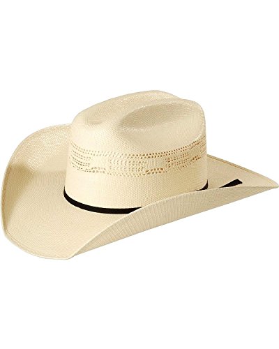 Justin Men's 10X Cutter Straw Western Hat Natural 7 1/8