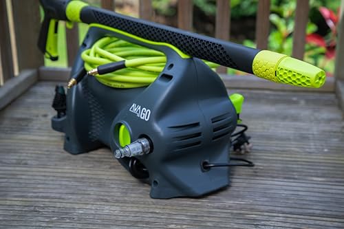 AVA Go P40 Pressure Washer Medium Bundle, 120 Bar max, 390 l/h flow rate, 1700 W power, 8 m Flexi Hose, Fixed Lance, Zero Force Gun, 25° Nozzle - Jet Washer for Car Cleaning - Image 7