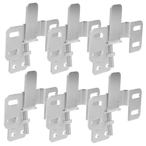 Image of jojofuny 6pcs Adjustable Art Hanging Hardware Heavy-Duty Frame Mounting Hooks for Large Picture Frames Construction Concealed Installation Versatile for Home Office and Gallery Displays