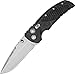 Hogue 34179 G10 Frame Drop Pt. Blade, Tumble Finish, G-Mascus Black, Damascus Black, 3.5 in