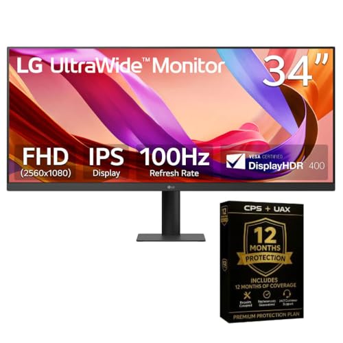 LG 34U511ABKIT1 34 inch UltraWide IPS WFHD Computer Monitor 