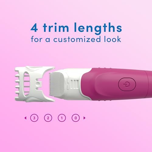 Schick Hydro Silk TrimStyle Hydrating Razor with Bikini Trimmer for Women | 2-in-1 Bikini Razor for Women and Womens Trimmer for Pubic Hair| Includes 1 Waterproof Handle, 1 Refill & 1 AAA Battery - 5