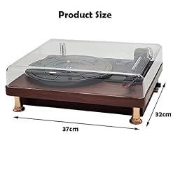 Tourne-Disque, Platine Tourne-Disque Portable à 3 Vitesses, Prend en Charge Les disques Vinyle à Trois Vitesses 33/45/78… - Les Beatles, Paul McCartney, John Lennon, RIngo Starr, George Harrison Tourne-Disque, Platine Tourne-Disque Portable à 3 Vitesses, Prend en Charge Les disques Vinyle à Trois Vitesses 33/45/78… – Image 4