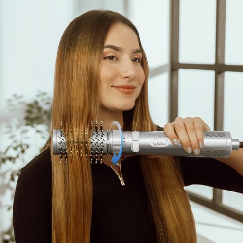 Cecotec Cepillo de Aire 6 En 1 Ceramiccare 6In1 Gyro, Potencia de 1100W, 6 Cabezales, Rizo Automático, Cable 360º, Cerámica, Diseño Multifuncional, Peinados Rápidos, Sin Frizz, Estilo Profesional - imagen 4