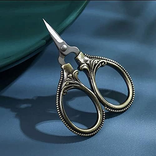 Craft Scissors 6cm Retro Pocket Scissors Antique Thread Cutter Vintage Scissors Embroidery Cross Stitch Sewing Stainless Steel Scissors Scissors