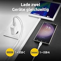 Intenso 30W USB-C & USB-A Schnellladegerät - Power Delivery Adapter, Weiß – Ansicht 3