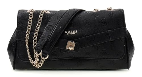 Sac bandoulière GUESS Ella Xbody Flap : sac à main noir convertible tendance