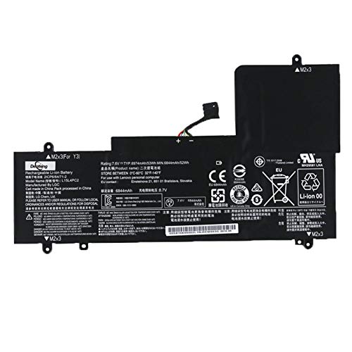 Dentsing 7.64V 53Wh/6960mAh L15M4PC2 Laptop Battery Compatible with Lenovo Ideapad Yoga 710-14IKB 710-14ISK 710-15IKB 710-15ISK Series Series Notebook 5B10K90778 L15L4PC2 5B10K90802