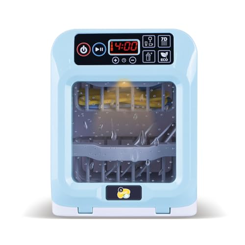 TACHAN - Lavavajillas de Juguete con Luces y Sonidos - con Diferentes programas de Lavado - Incluye Varios Accesorios (CPA Toy Group 782T01003)